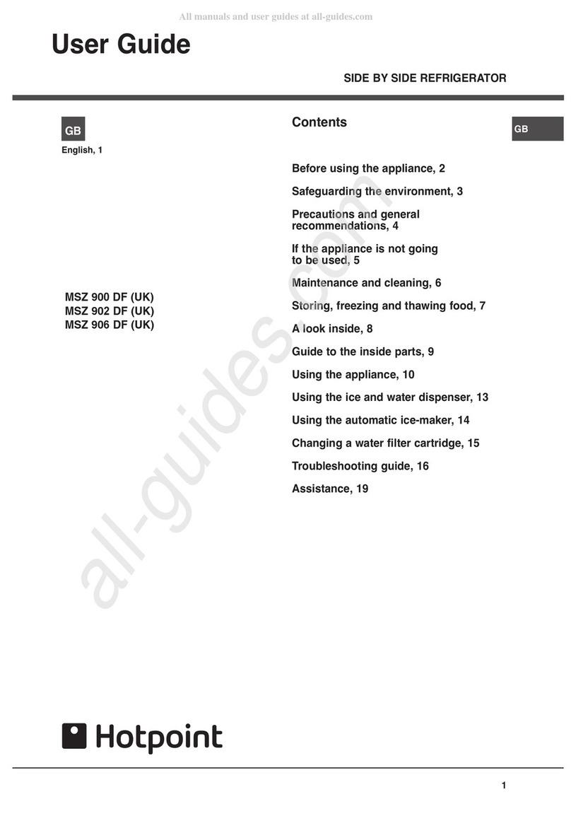 Hotpoint MSZ 900 DF (UK) User manual
