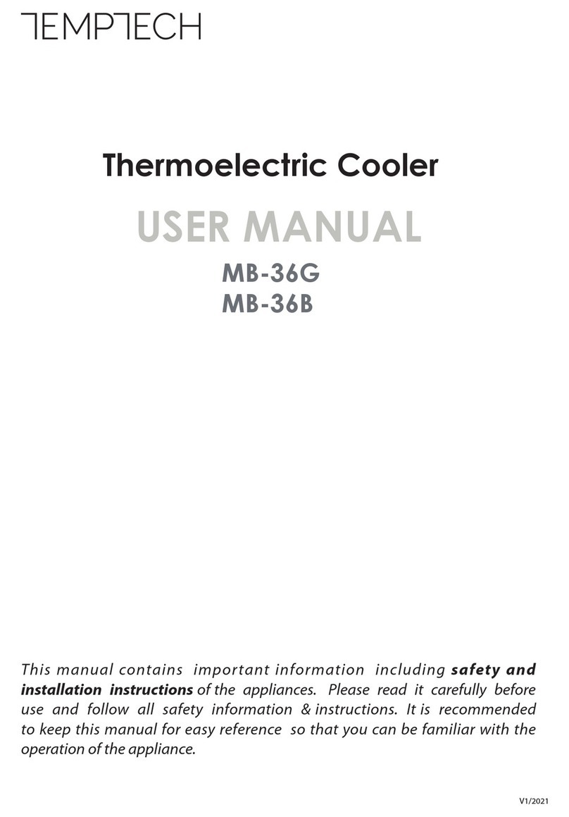 Temptech MB-36G user manual
