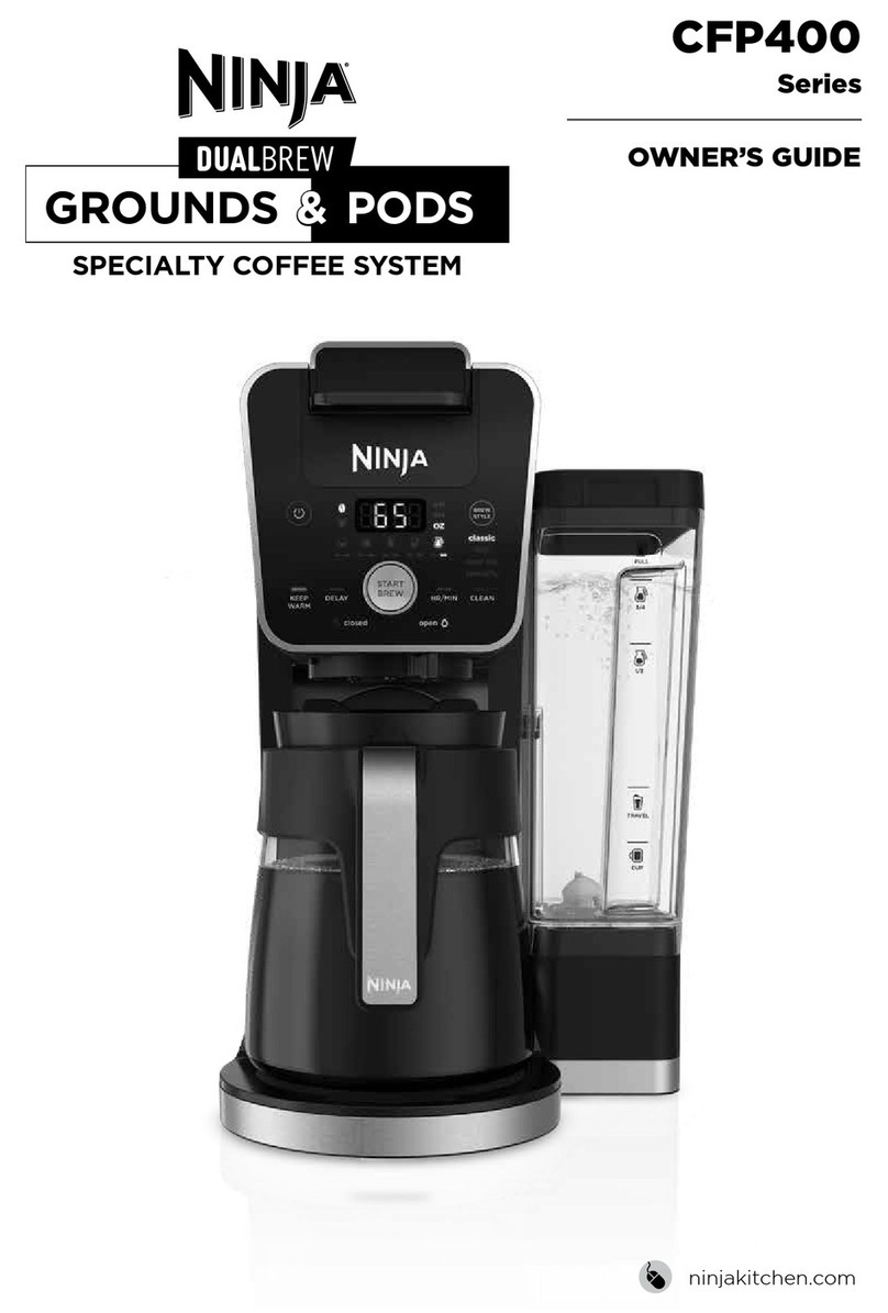 Ninja DUALBREW GROUNDS & PODS CFP400 Series User manual