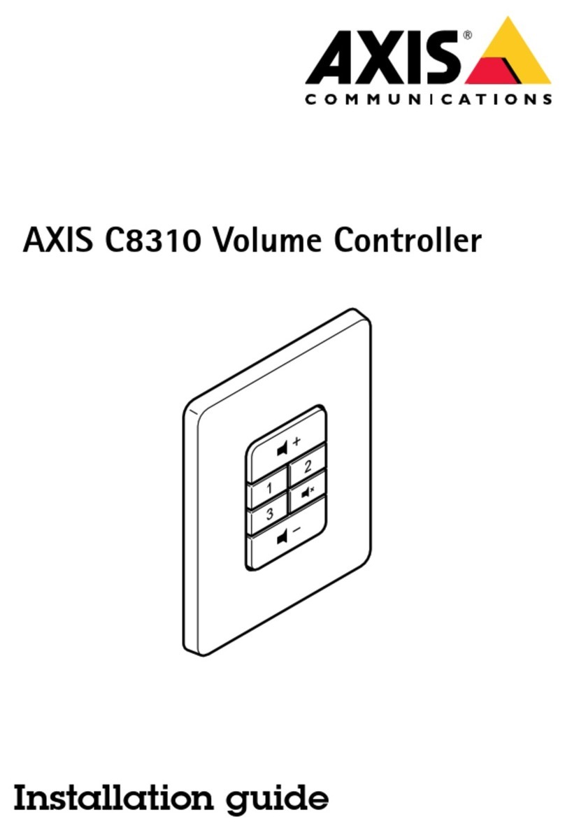 Axis C8310 installation guide