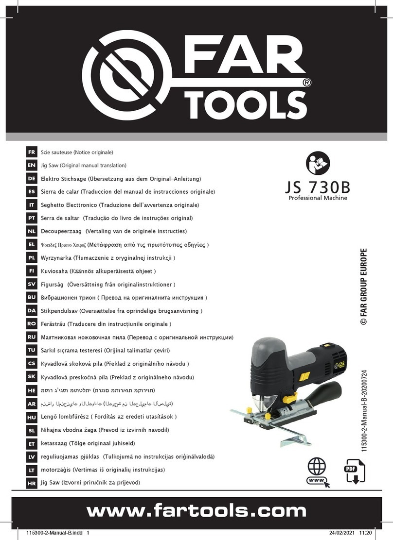 Far Tools JS 730B Original manual translation