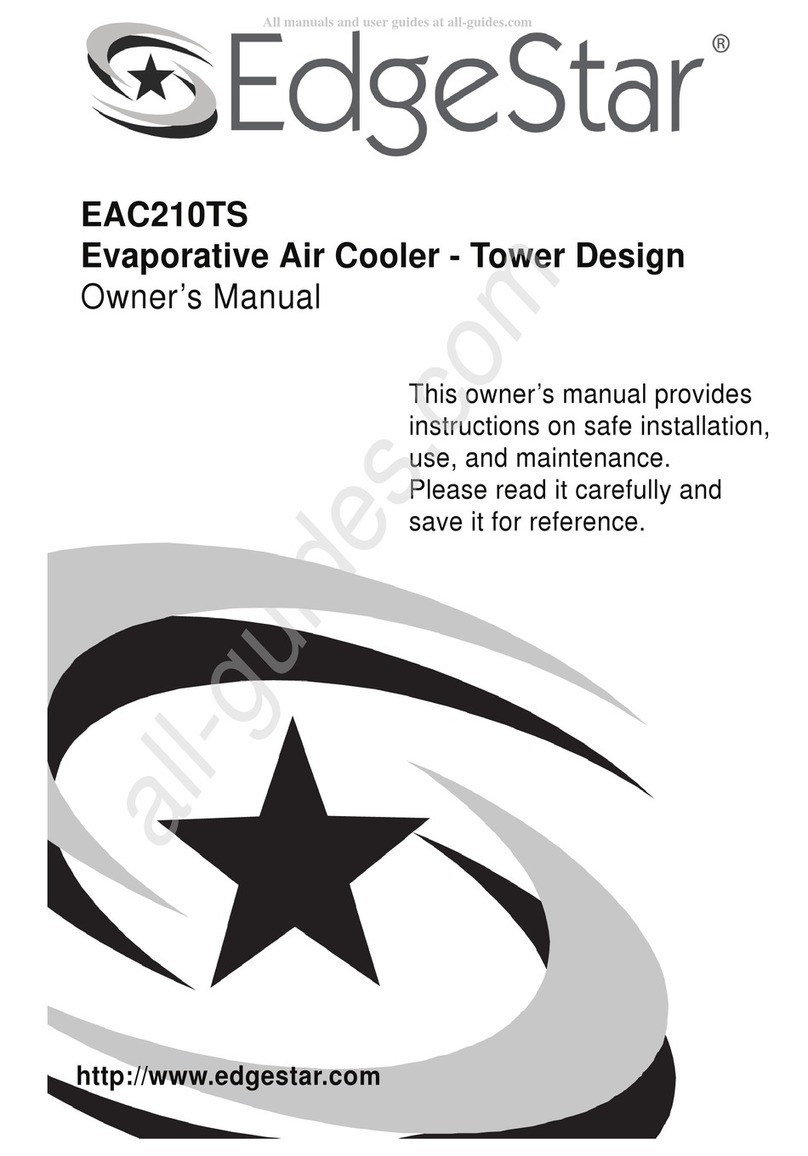 EdgeStar Evaporative Air Cooler - Tower Design... User manual EdgeStar Evaporative Air Cooler - Tower Design... User manual