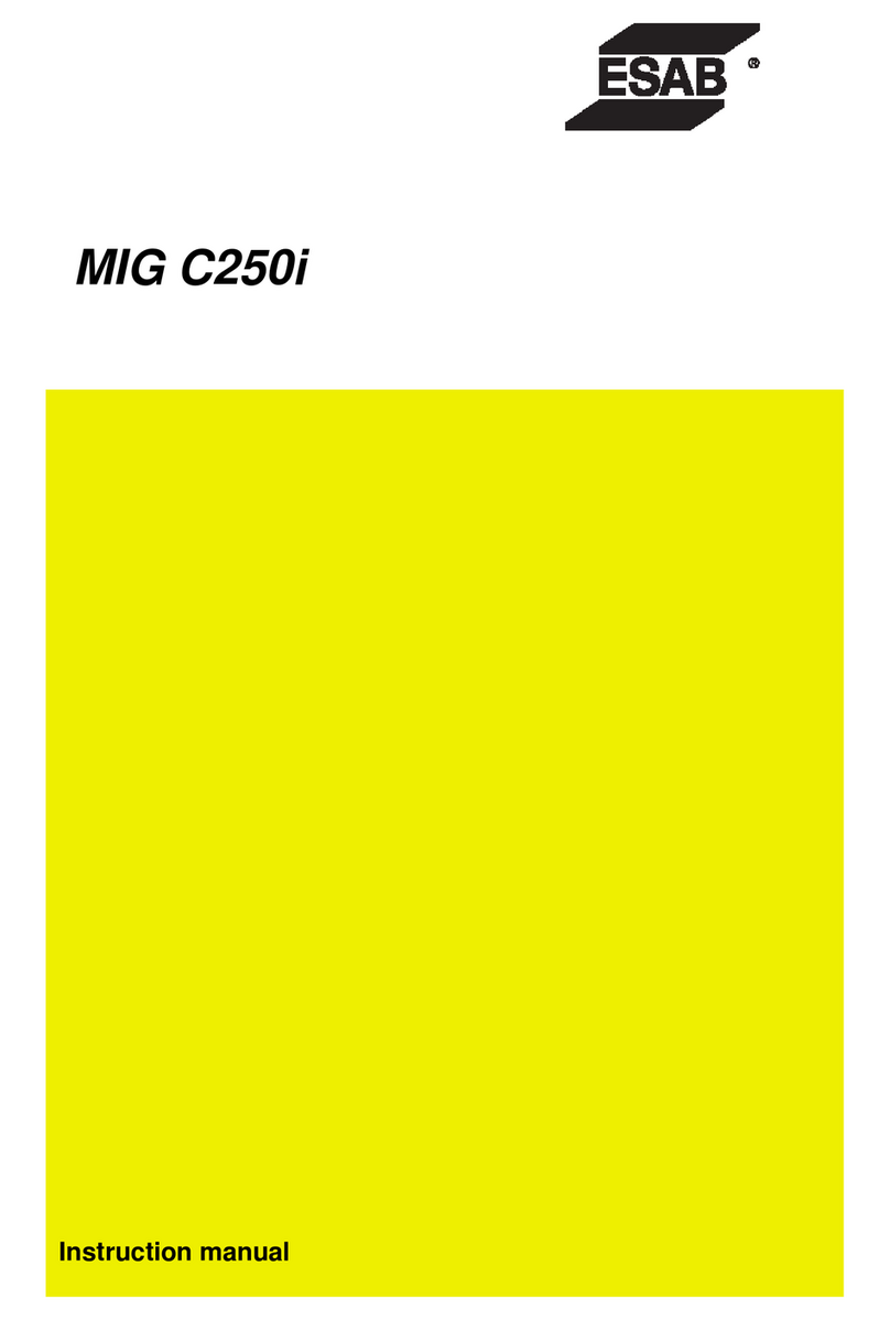 ESAB MIG C250i instruction manual