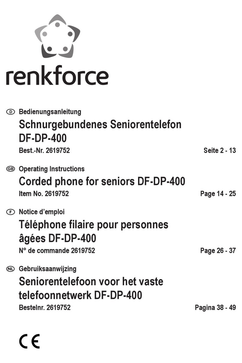 Renkforce DF-DP-400 operating instructions