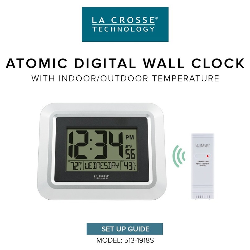 La Crosse Technology 513-1918S Setup guide