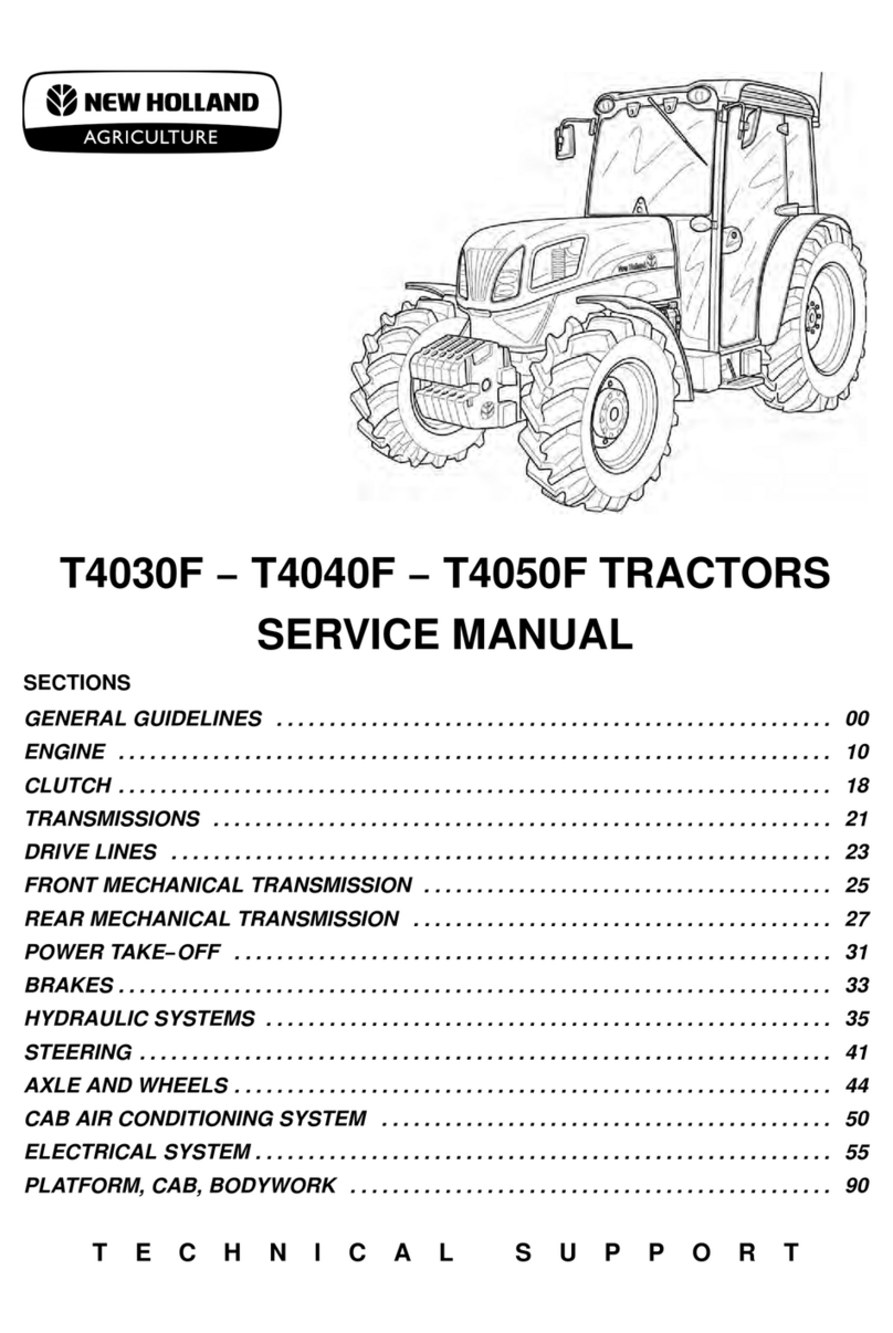 New Holland T4030F User manual