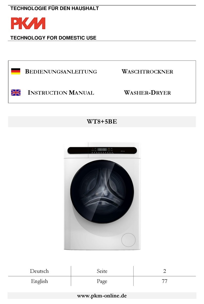 Pkm WT8+5BE instruction manual