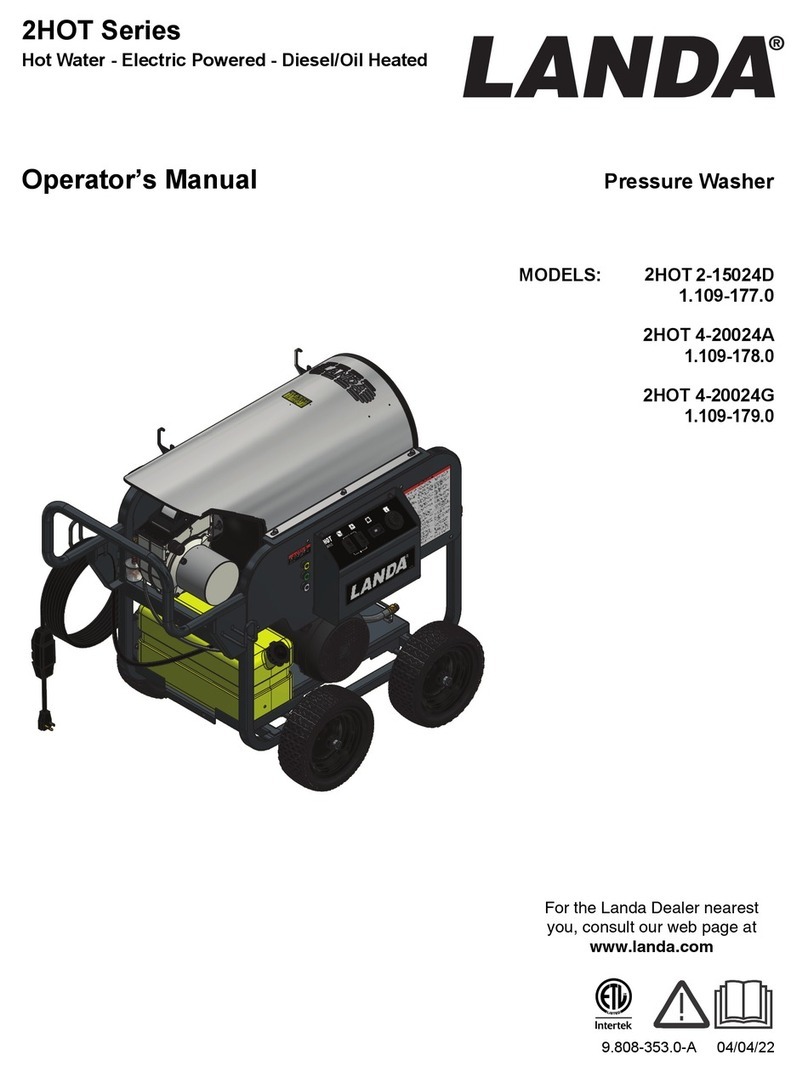 Landa 2HOT Series Operator's manual
