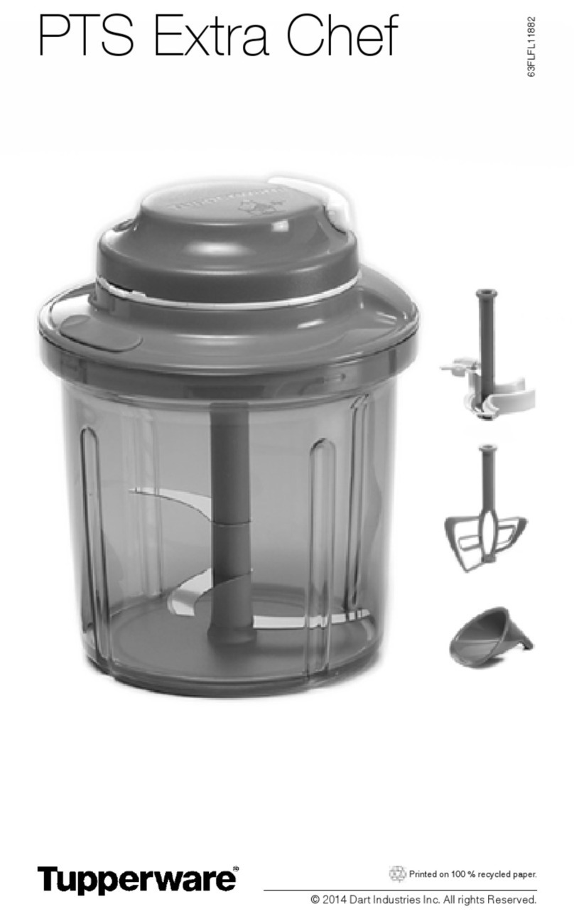 Tupperware PTS Extra Chef User manual