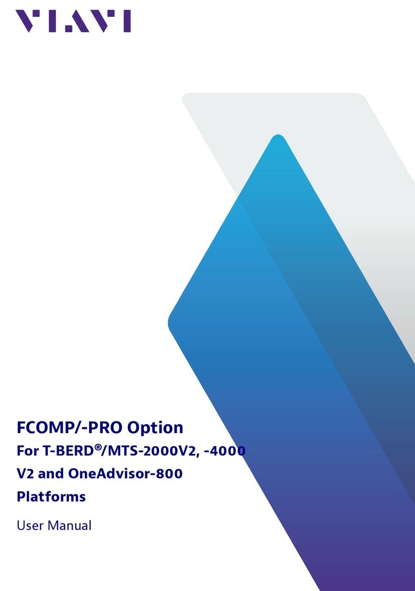 Viavi FCOMP/-PRO T-BERD/MTS-2000V2 user manual