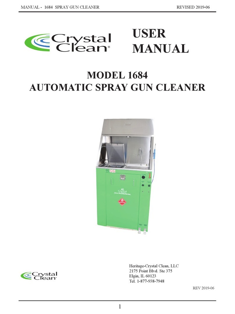 Crystal Clean 1684 user manual