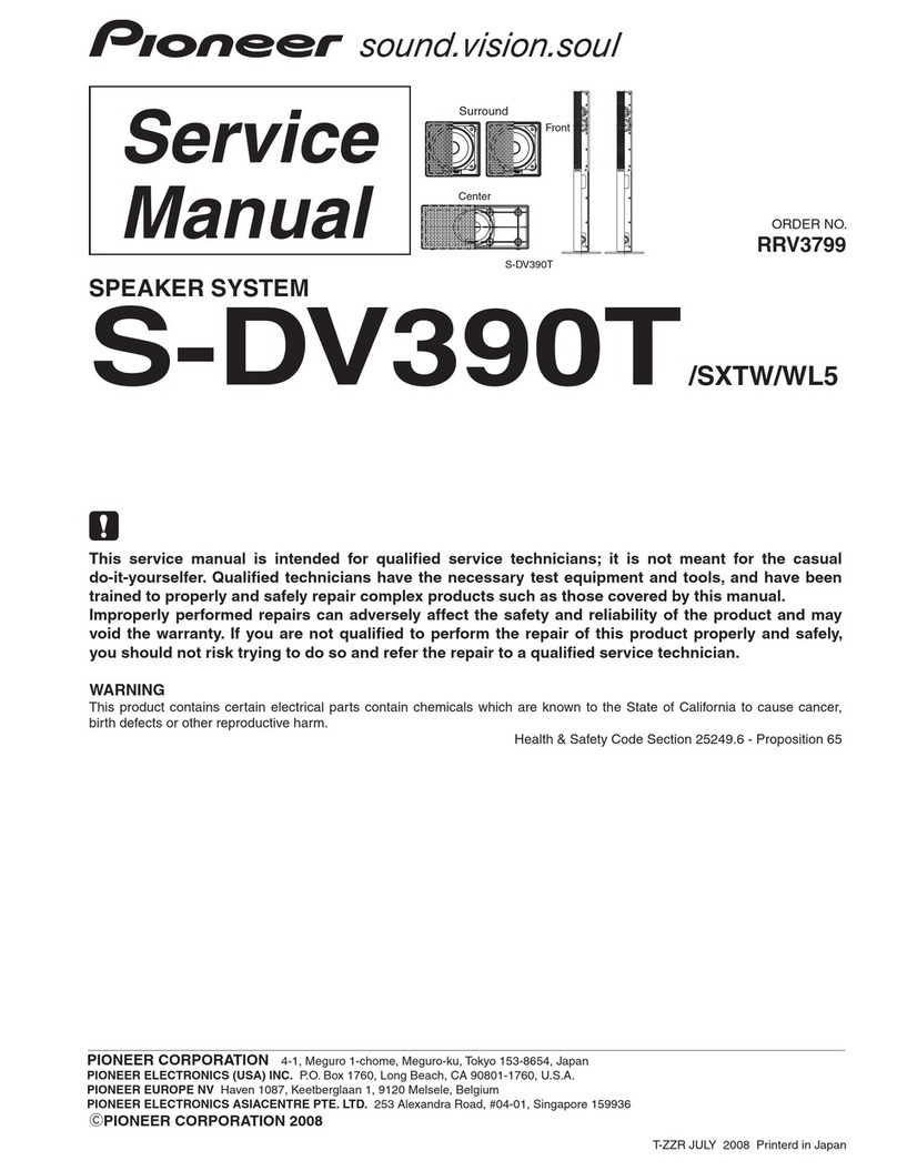 Pioneer S-DV390T User manual