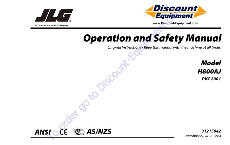 Oshkosh Corporation JLG H800AJ Operation and safety manual