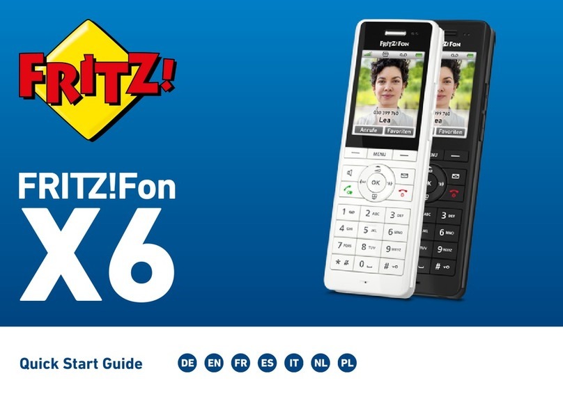 Fritz! X6 User manual