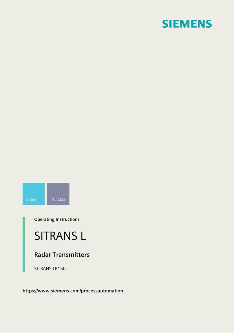 Siemens SITRANS L operating instructions