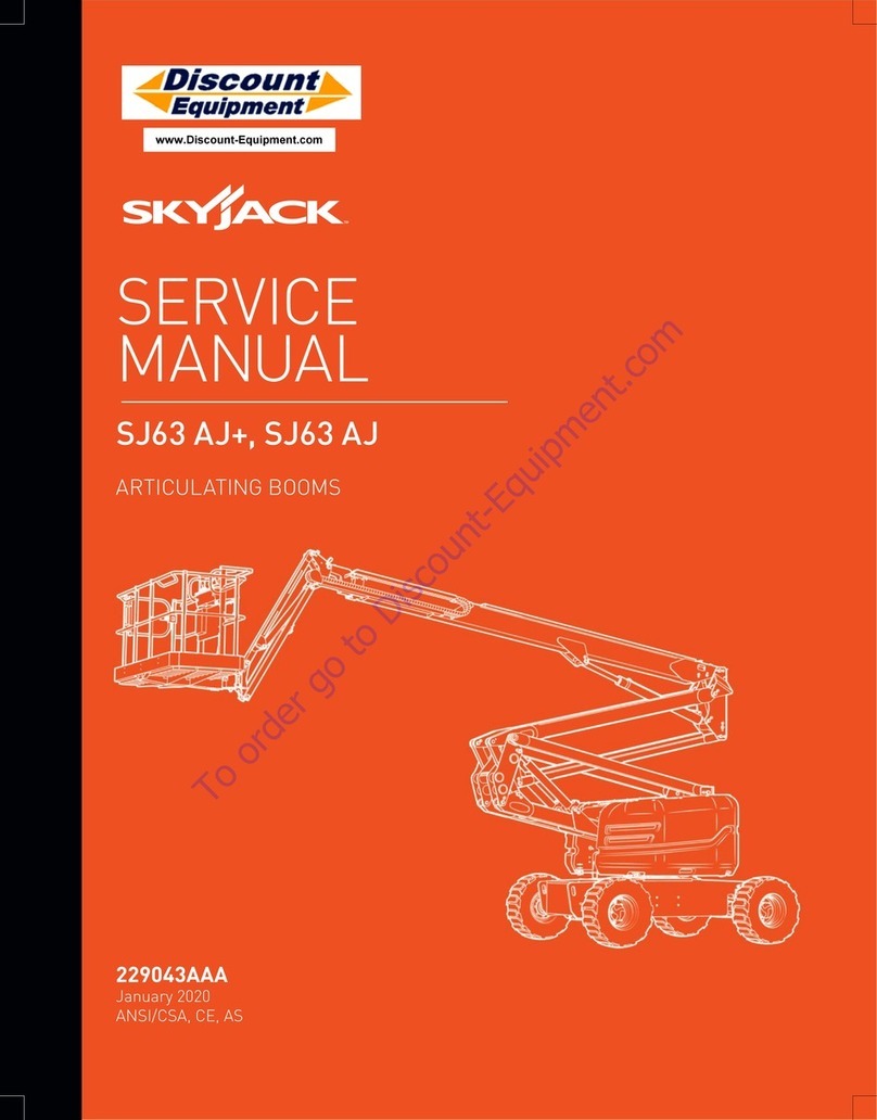 Skyjack SJ63 AJ+ User manual