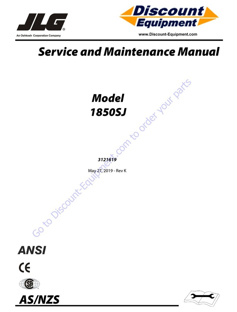 Oshkosh Corporation JLG 1850SJ Installation and user guide