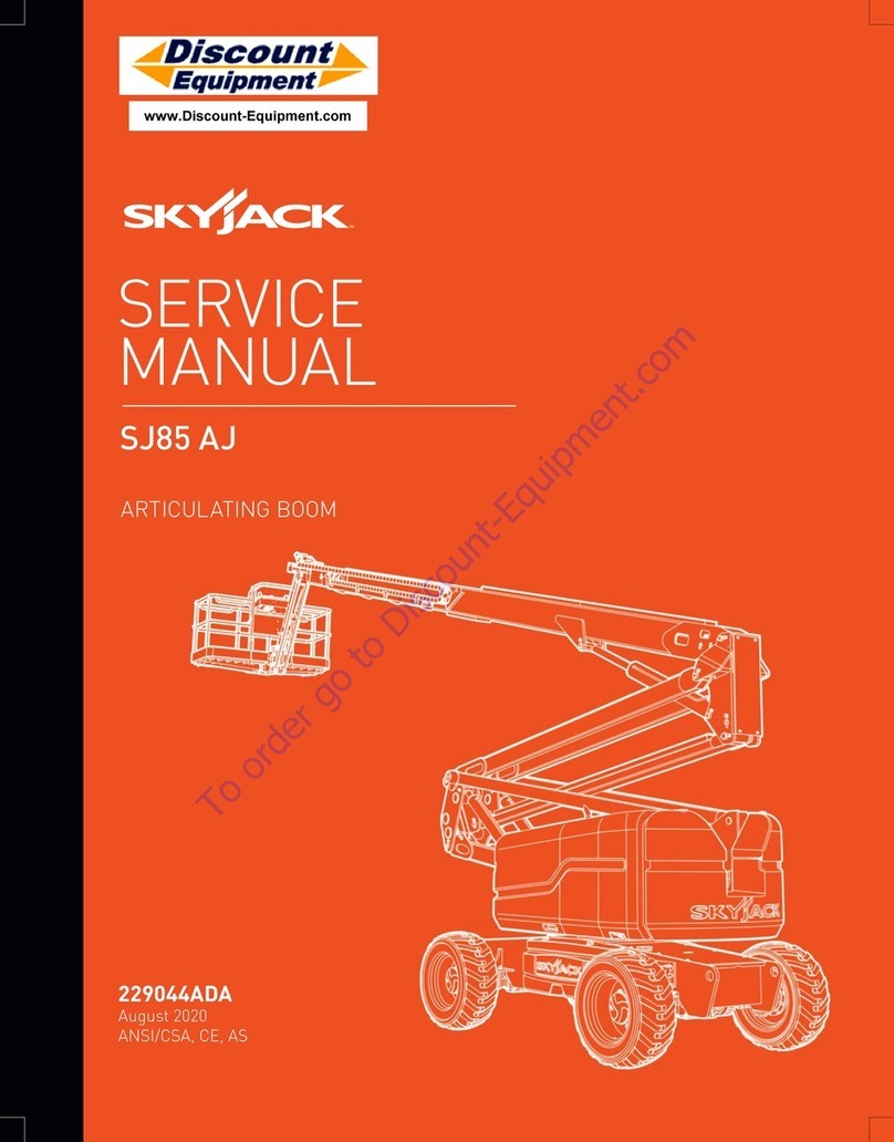 Skyjack SJ85 AJ User manual