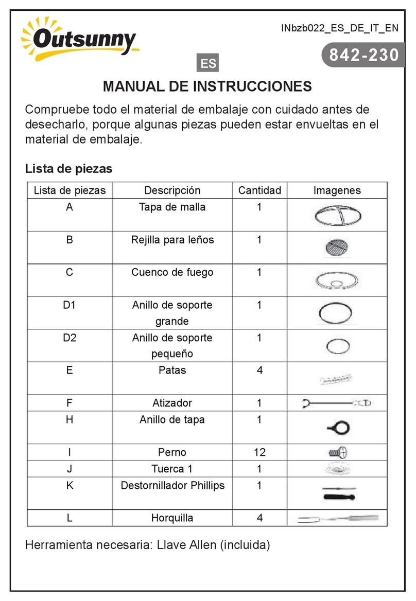 Outsunny 842-230 instruction manual
