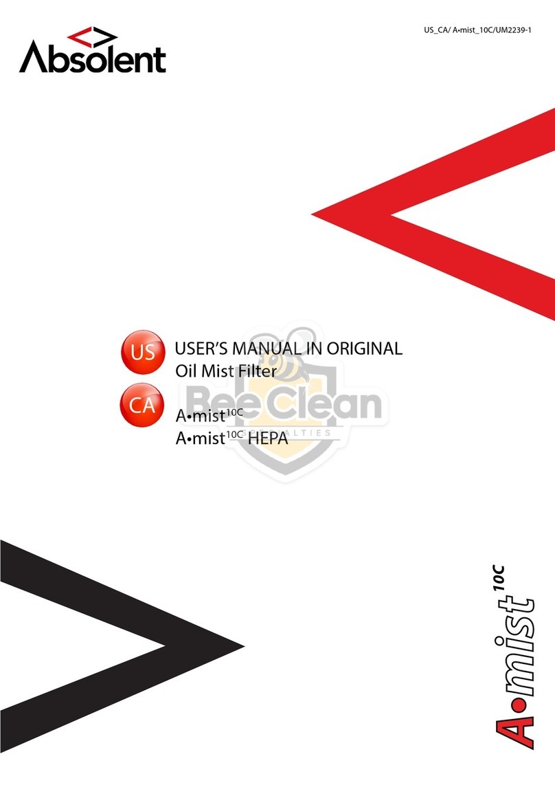 Absolent Air Care A-mist10C user manual