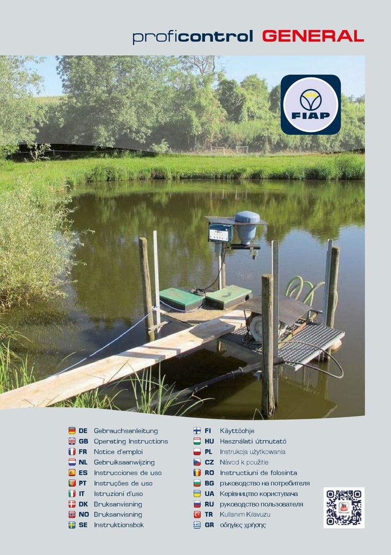 Fiap proficontrol GENERAL operating instructions