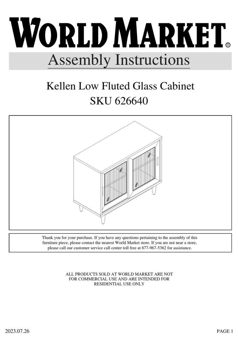 World Market Kellen 626640 Assembly instructions World Market Kellen 626640 Assembly instructions
