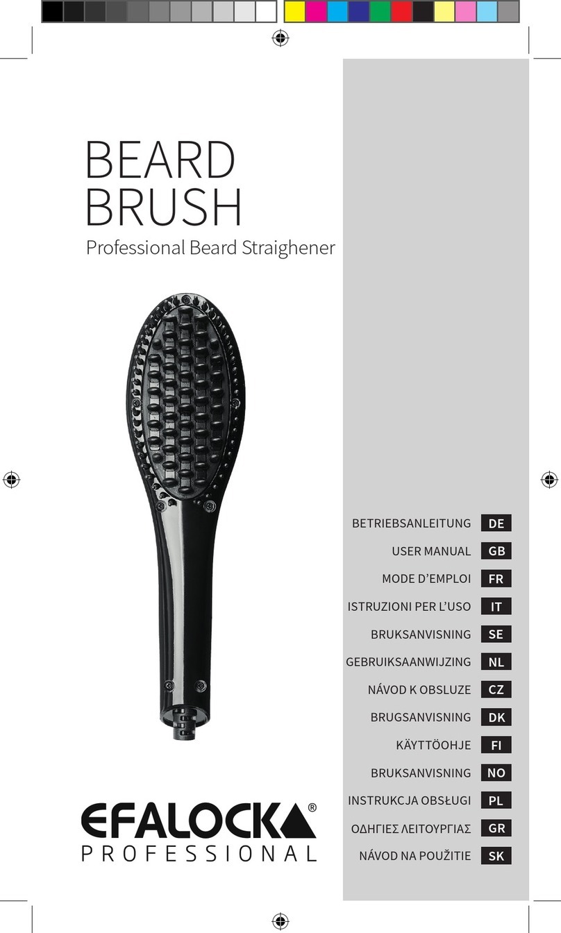 EFALOCK BEARD BRUSH user manual