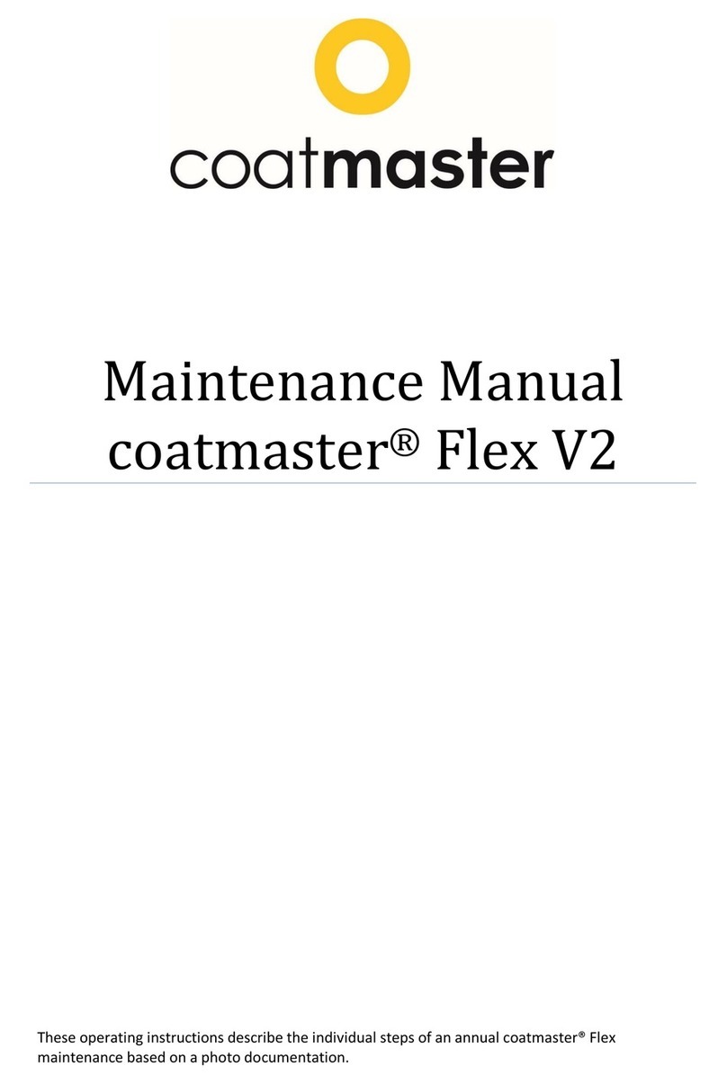 Coatmaster Flex V2 Maintenance manual