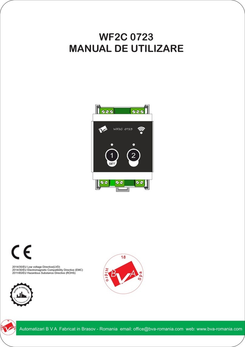 BVA WF2C 0723 user manual