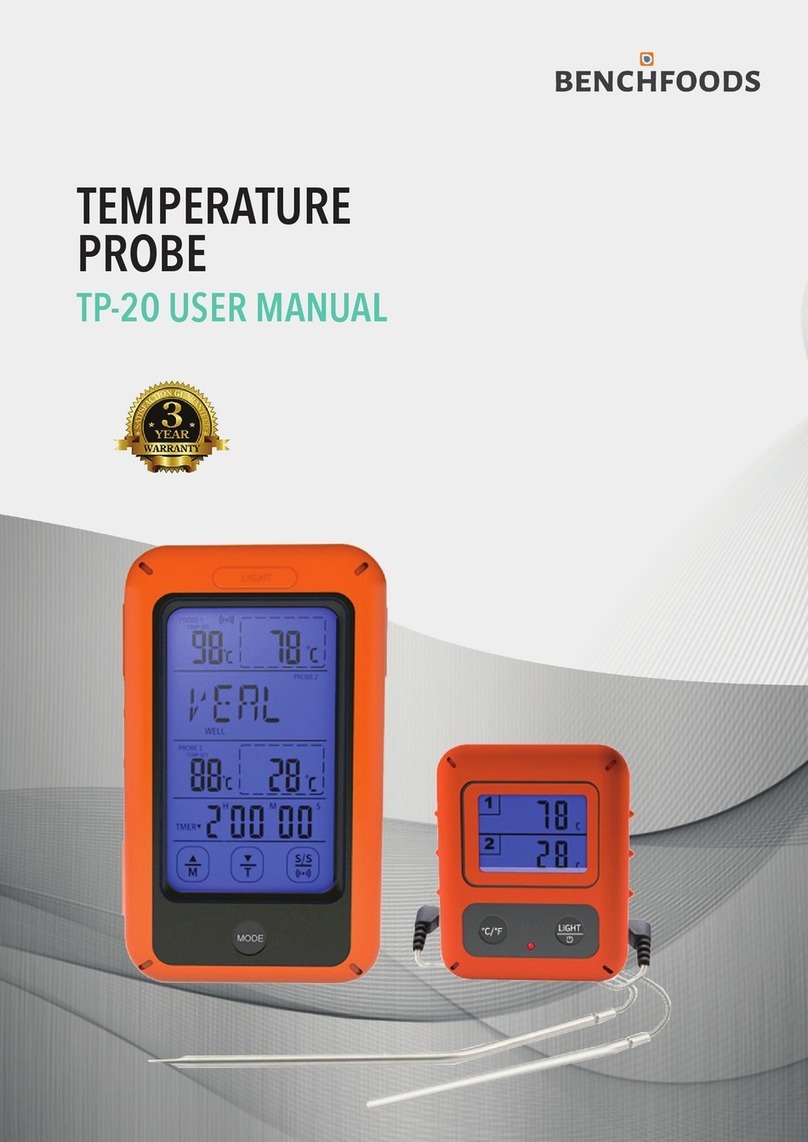 BENCHFOODS TP-20 user manual