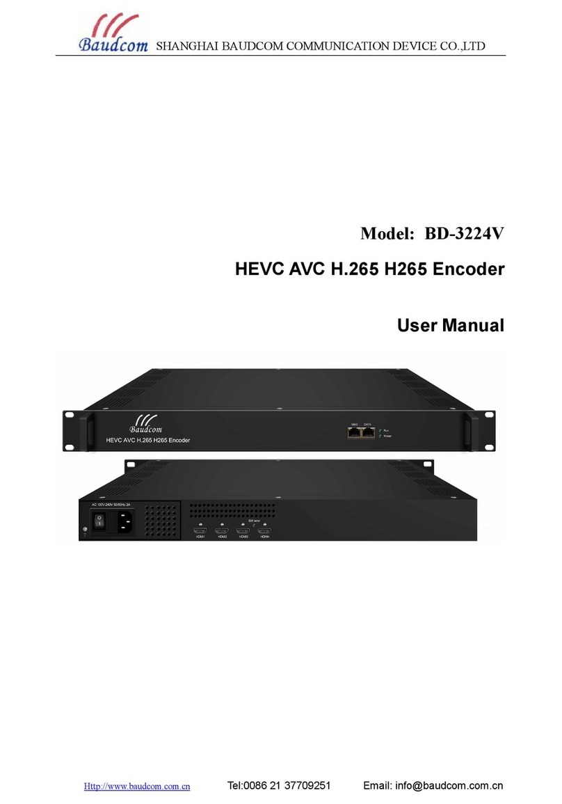 Baudcom BD-3224V user manual