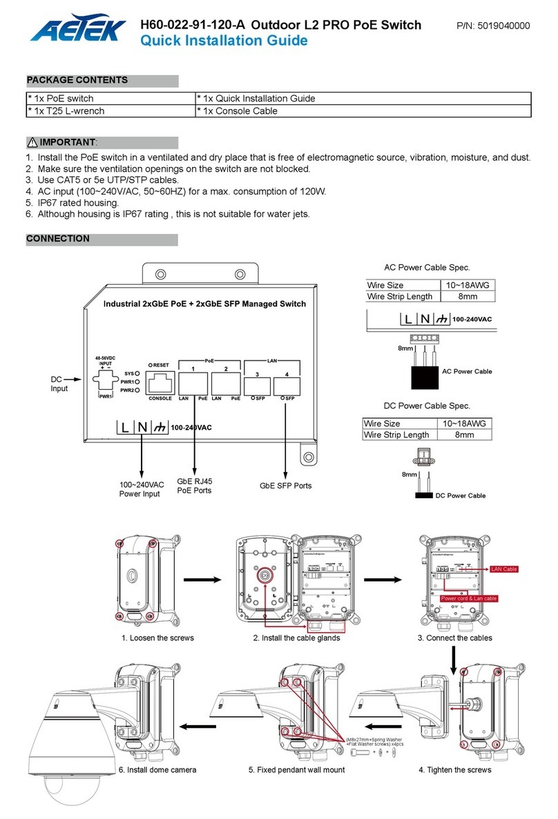 AETEK H60-022-91-120-A User manual AETEK H60-022-91-120-A User manual