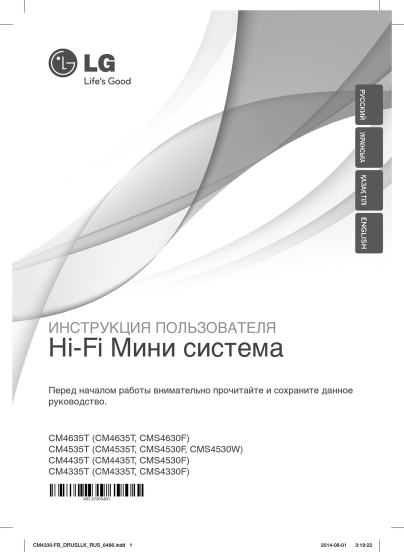 LG CM4635T User manual