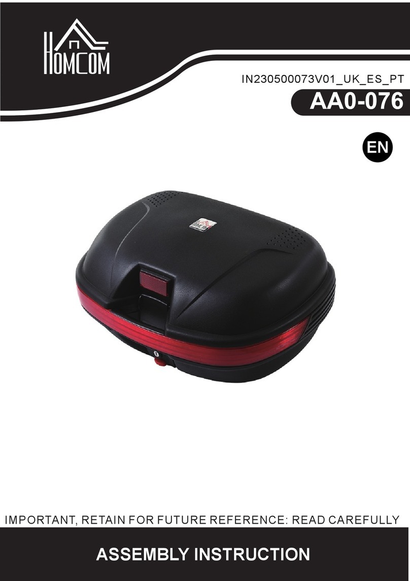 HOMCOM AA0-76 Assembly instruction
