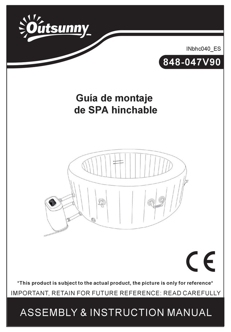 Outsunny 848-047V90 Assembly & instruction manual