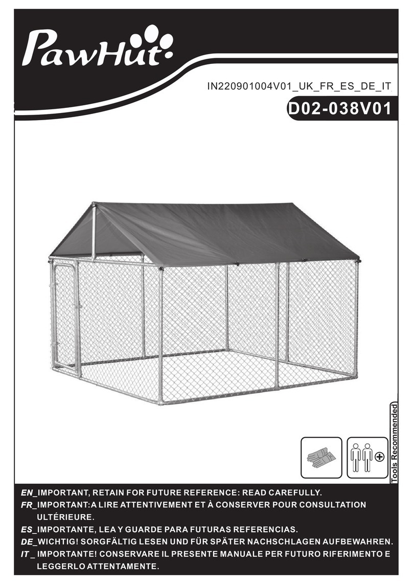 PawHut D02-038V01 User manual PawHut D02-038V01 User manual