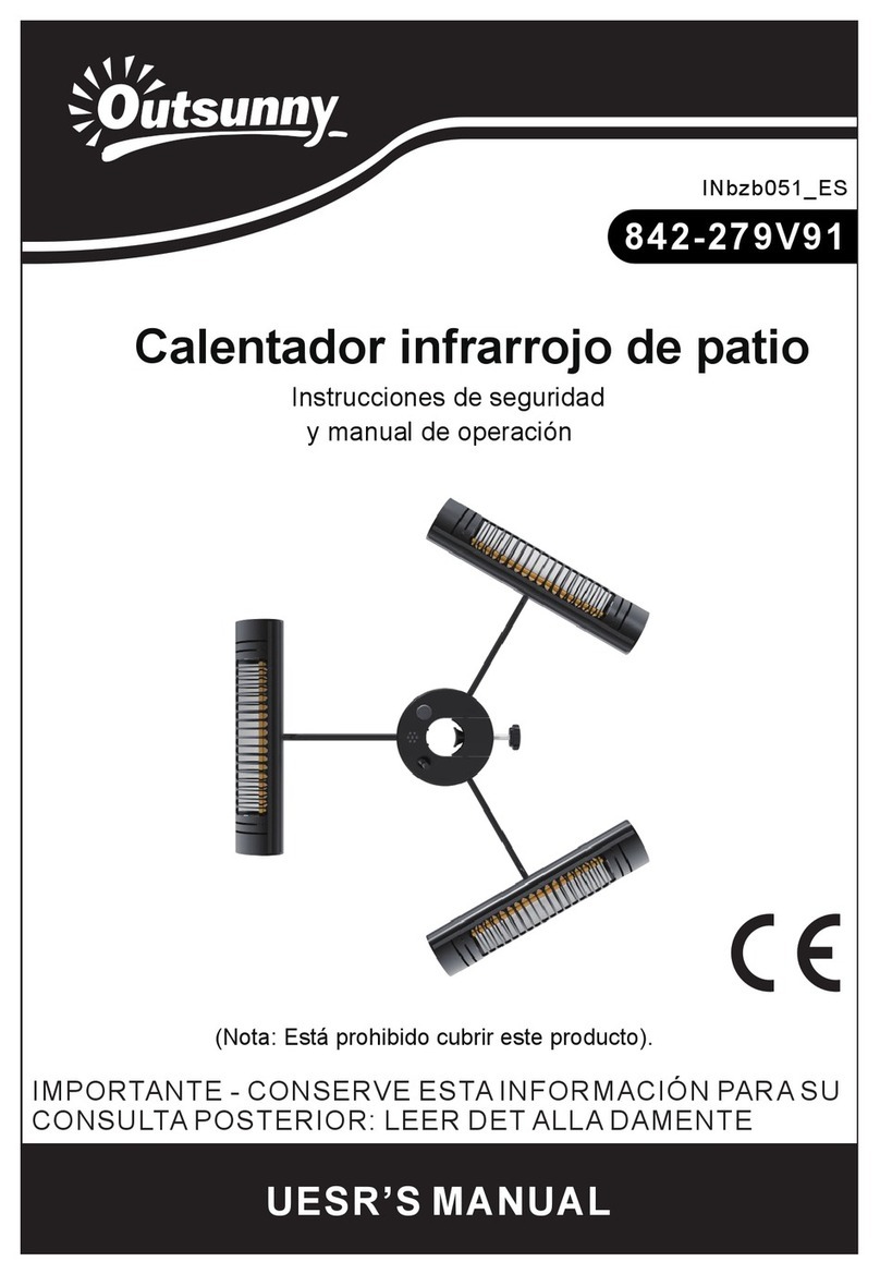Outsunny 842-279V91 user manual