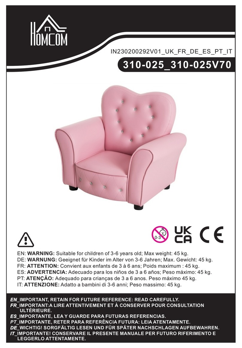 HOMCOM 310-025 User manual HOMCOM 310-025 User manual