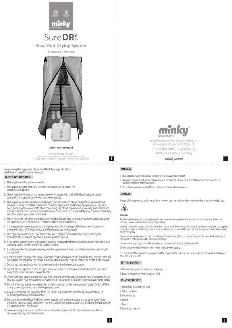 minky SureDri User manual