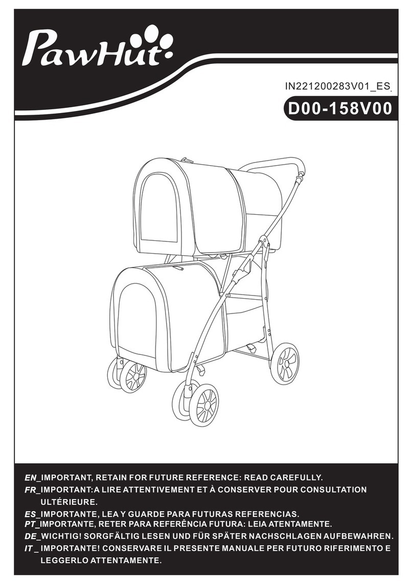 PawHut D00-158V00 User manual PawHut D00-158V00 User manual