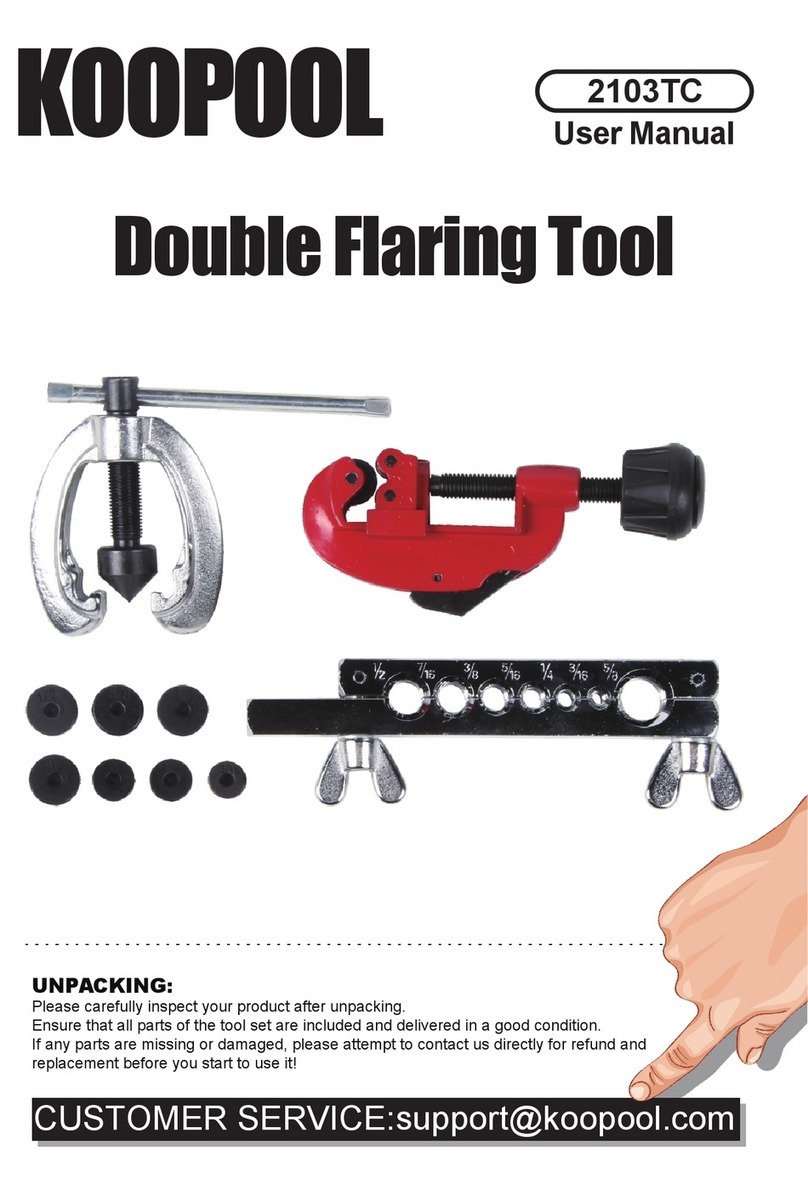KOOPOOL 2103TC user manual