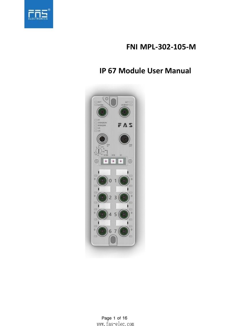 FAS FNI MPL-302-105-M user manual