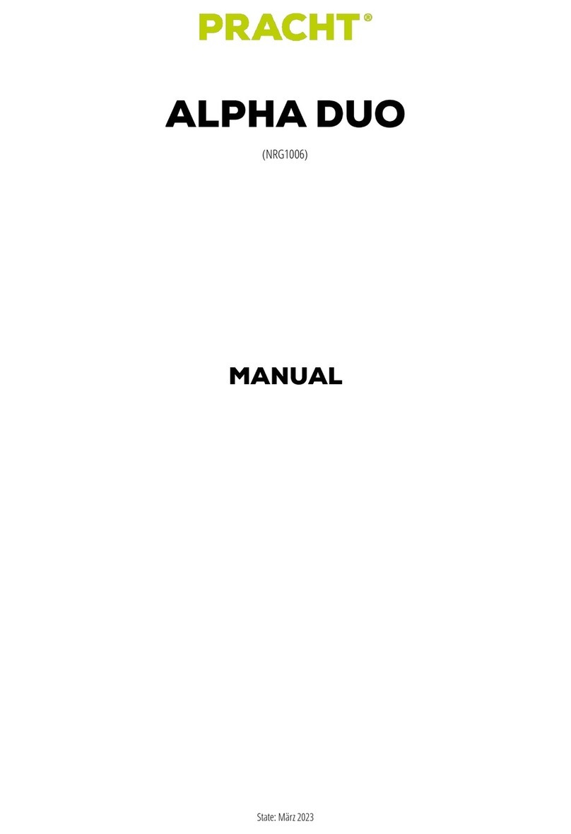 PRACHT ALPHA manual PRACHT ALPHA manual
