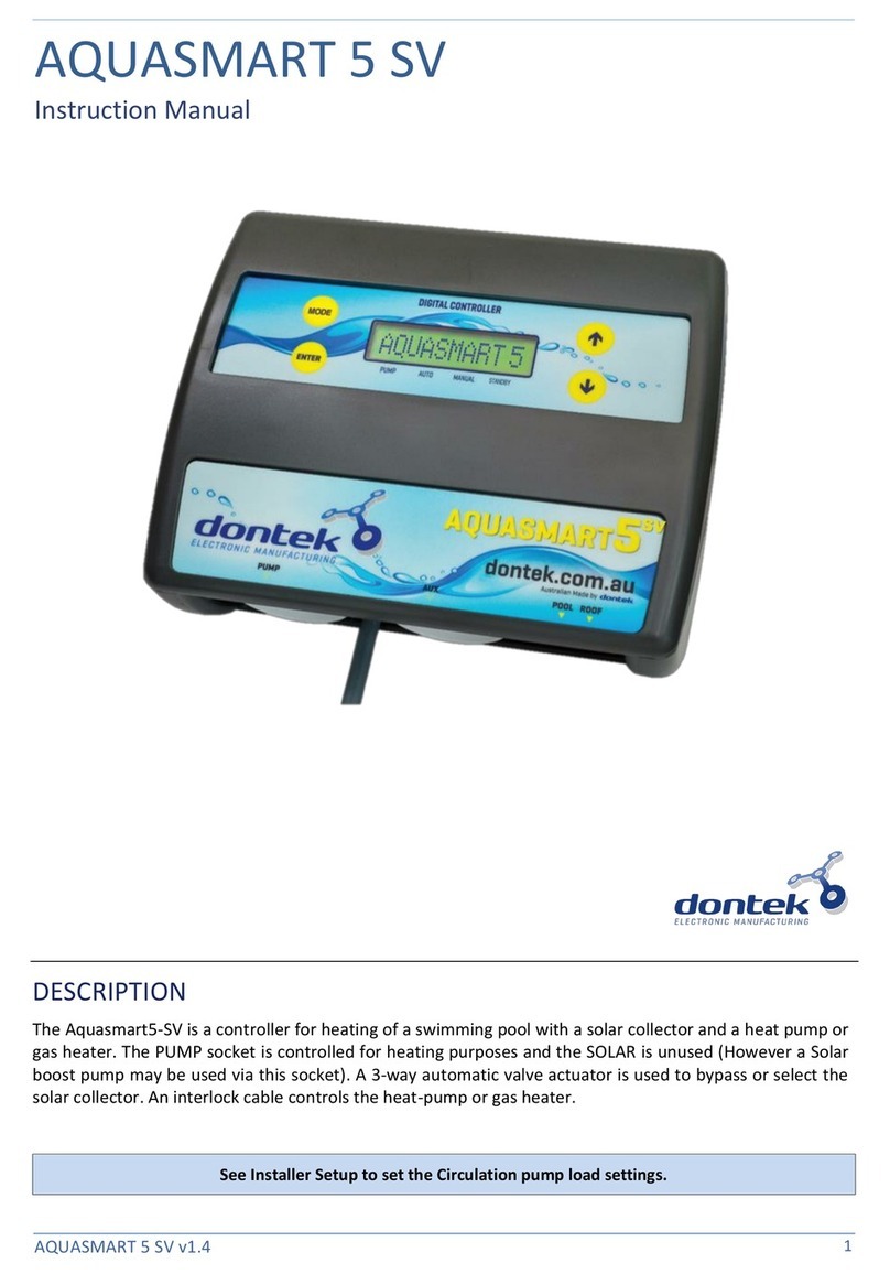 Dontek AQUASMART 5 SV User manual