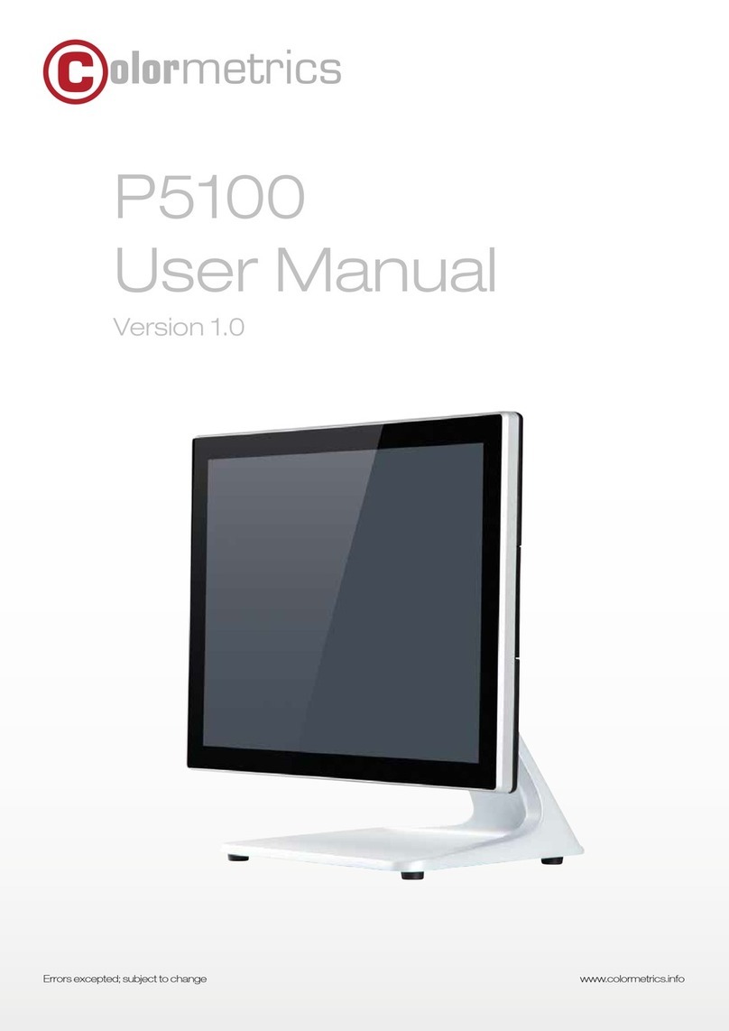 Colormetrics P5100 User manual