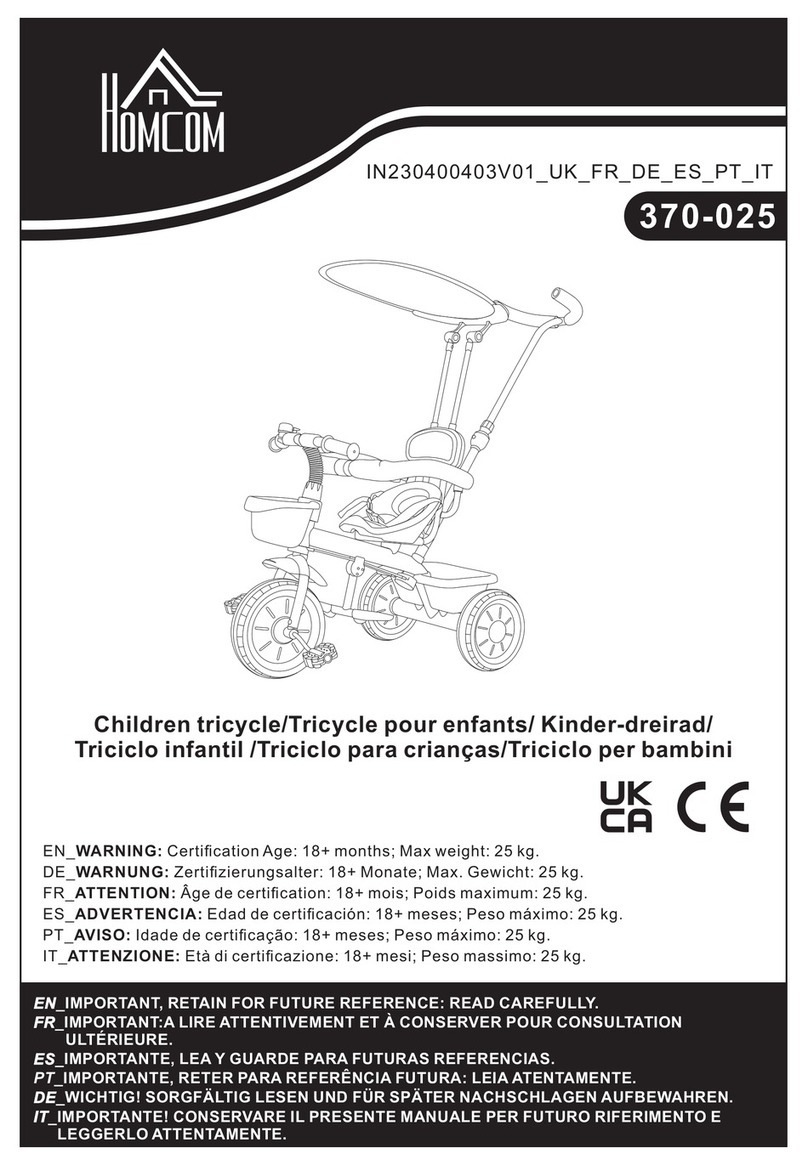 HOMCOM 370-025 User manual