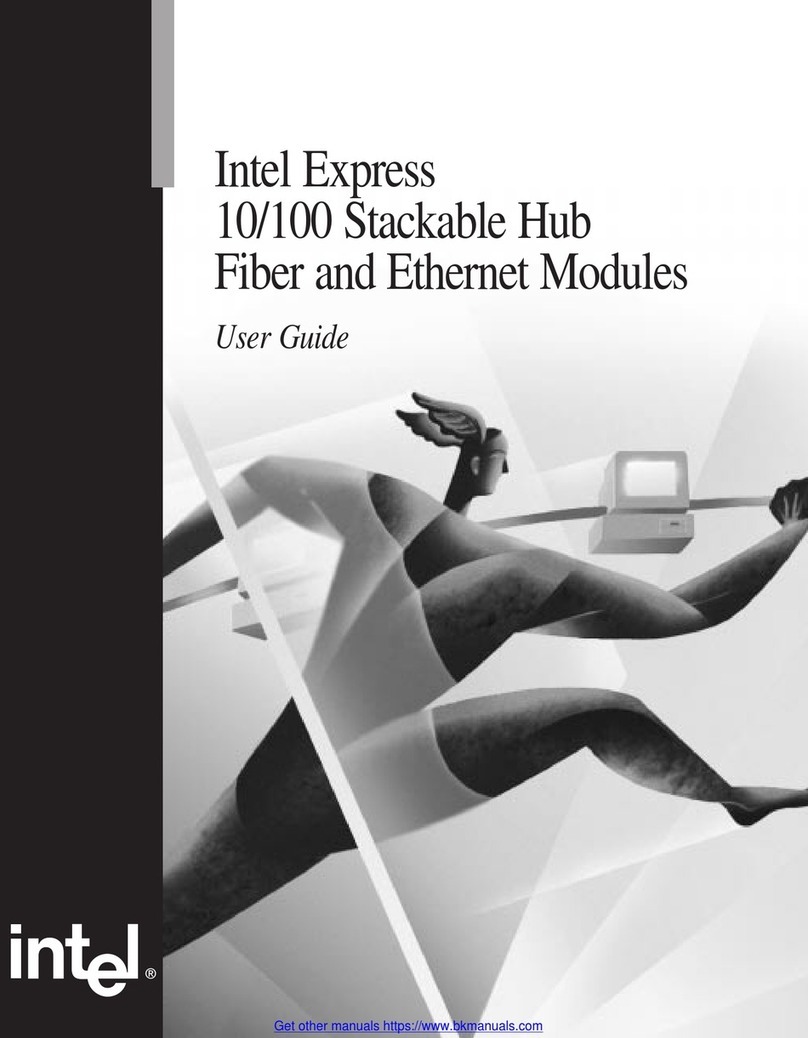 Intel Express 10/100 Stackable Hub Ethernet Module User manual