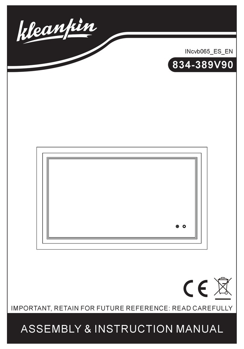 kleankin 834-389V90 Installation guide