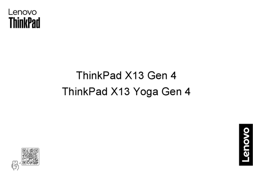 Lenovo ThinkPad X13 Gen 4 User manual