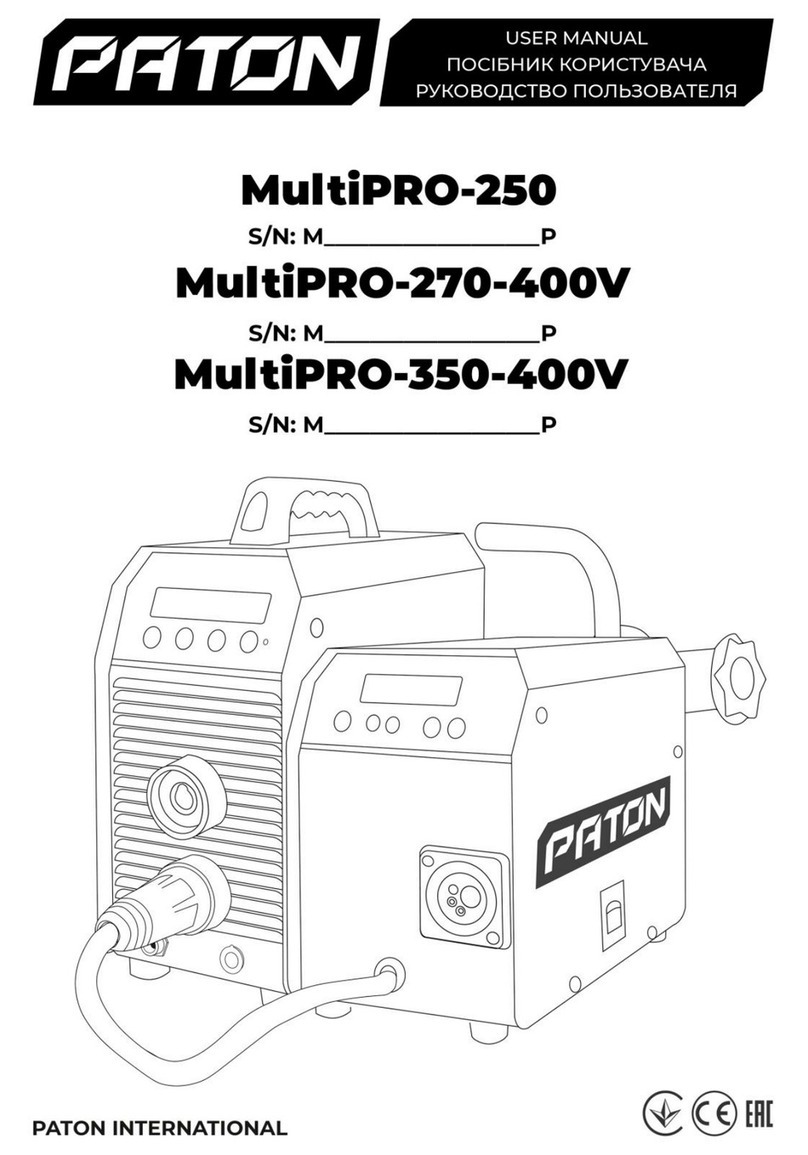 Paton MultiPRO-250 User manual